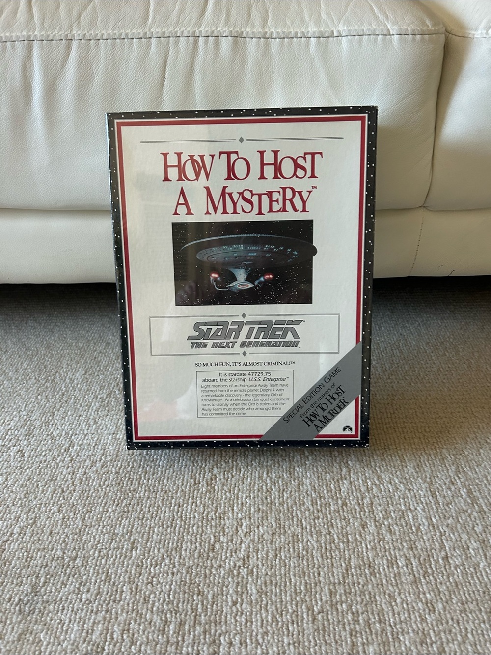 How To Host A Mystery: Star Trek The Next Generation Board Game - White